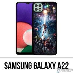 Custodia per Samsung Galaxy A22 - Avengers contro Thanos