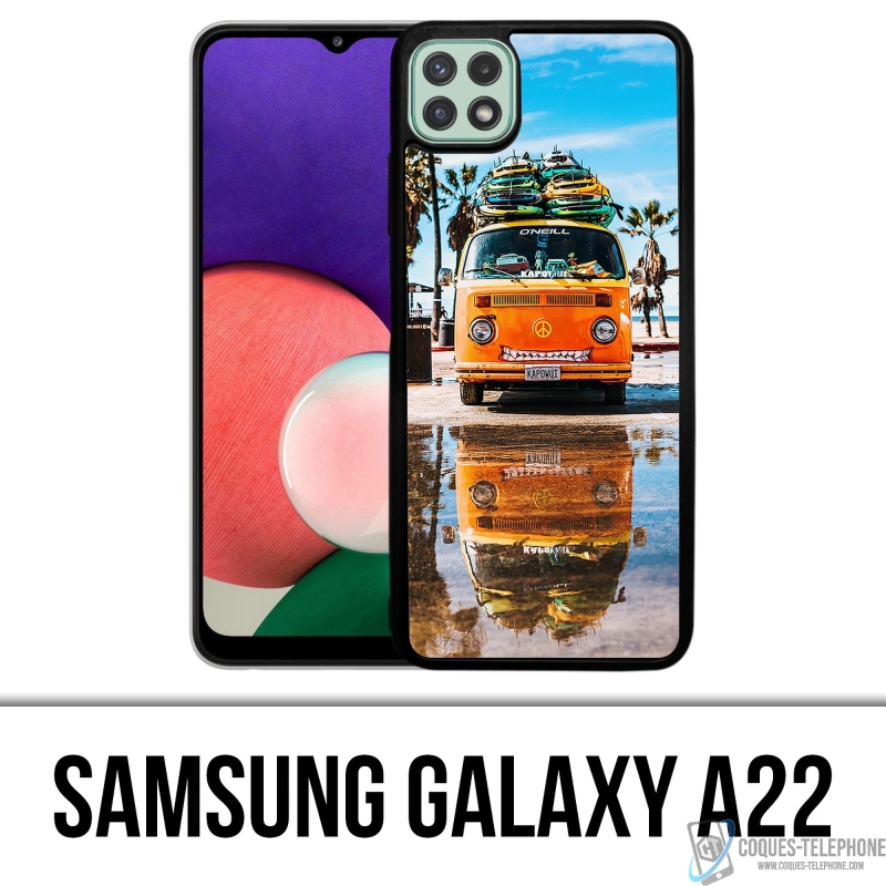Samsung Galaxy A22 case - VW Beach Surf Bus