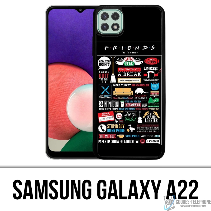 Coque Samsung Galaxy A22 - Friends Logo
