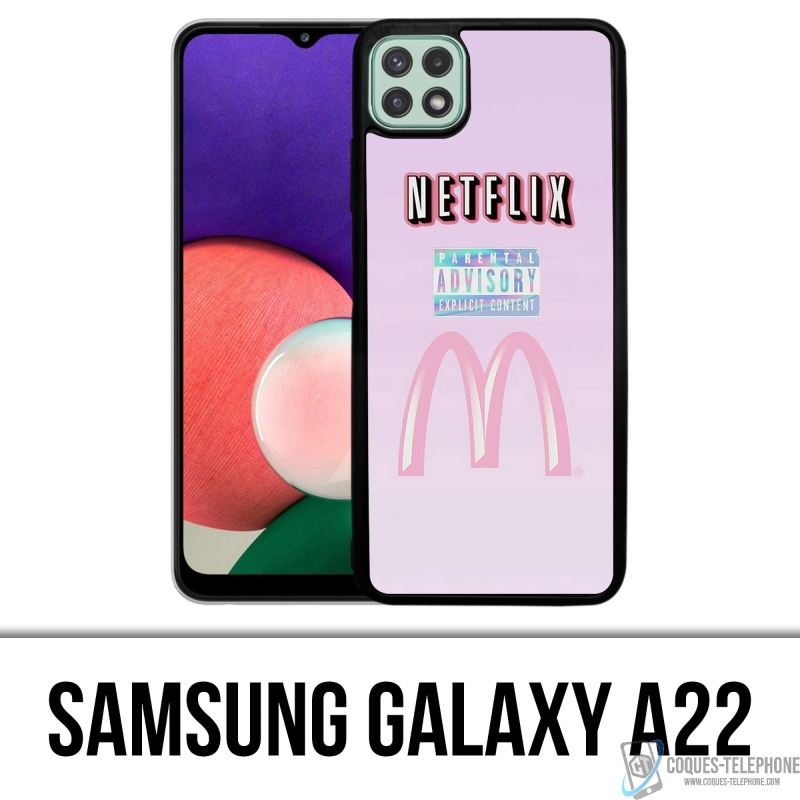 Custodia Samsung Galaxy A22 - Netflix e Mcdo