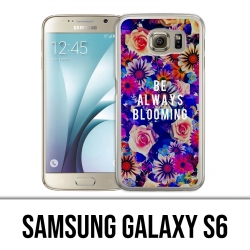 Samsung Galaxy S6 Hülle - immer blühen