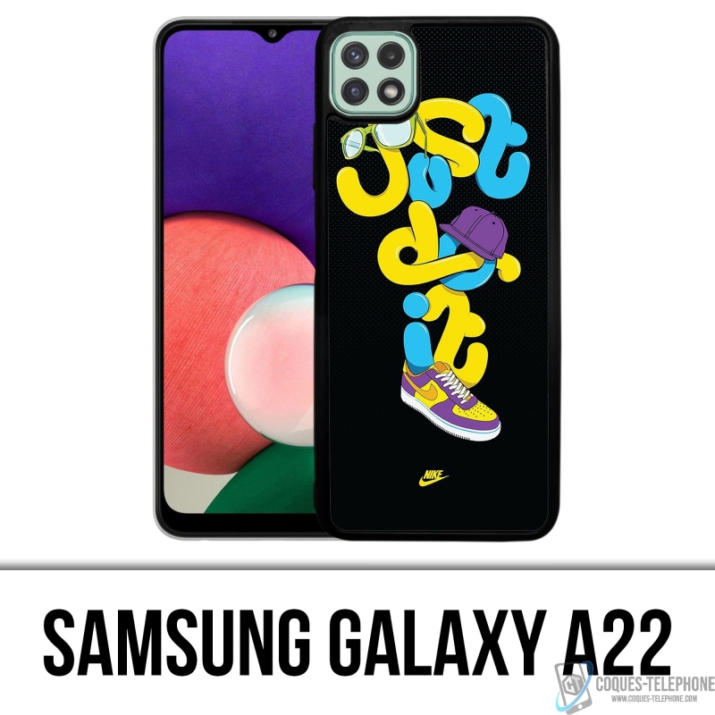 Coque Samsung Galaxy A22 - Nike Just Do It Worm