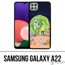 Funda Samsung Galaxy A22 - Rick y Morty