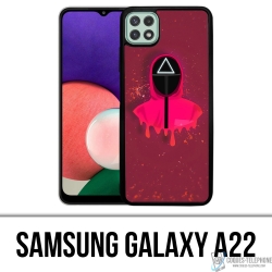 Samsung Galaxy A22 Case - Squid Game Soldier Splash