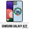Coque Samsung Galaxy A22 - Stitch Merry Christmas
