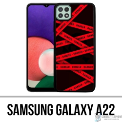 Custodia Samsung Galaxy A22 - Avviso di pericolo
