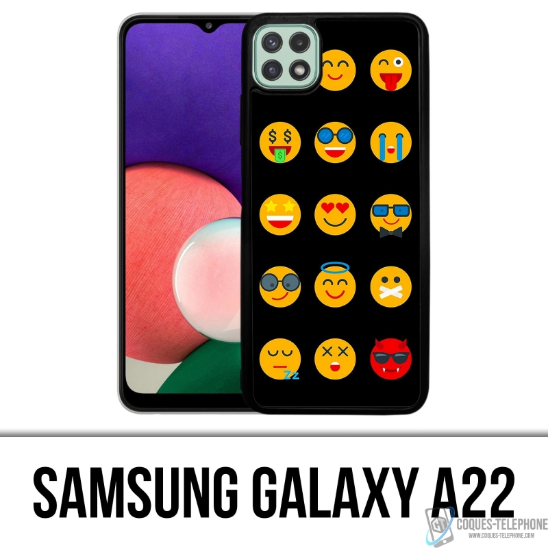 Coque Samsung Galaxy A22 - Emoji