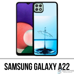 Custodia per Samsung Galaxy A22 - Goccia d'acqua