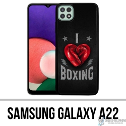 Samsung Galaxy A22 case - I Love Boxing