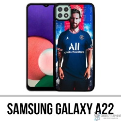 Samsung Galaxy A22 case - Messi PSG
