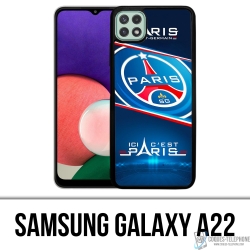 Coque Samsung Galaxy A22 - PSG Ici Cest Paris