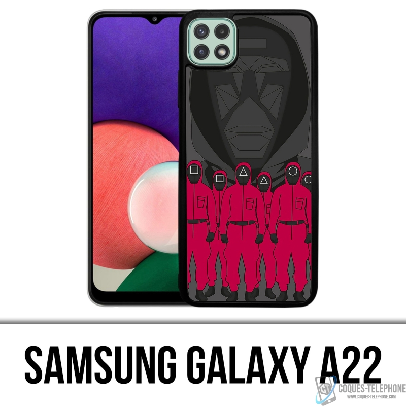 Coque Samsung Galaxy A22 - Squid Game Cartoon Agent