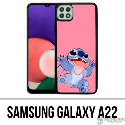 Custodia Samsung Galaxy A22 - Linguetta cucita
