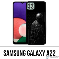 Custodia Samsung Galaxy A22 - Polizia Swat USA