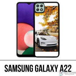 Samsung Galaxy A22 Case - Tesla Autumn