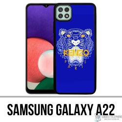 Custodia per Samsung Galaxy A22 - Kenzo Blue Tiger