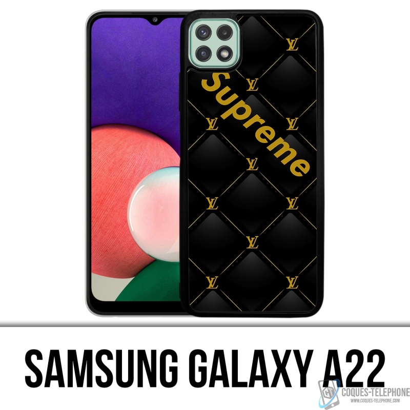 Coque Samsung Galaxy A22 - Supreme Vuitton