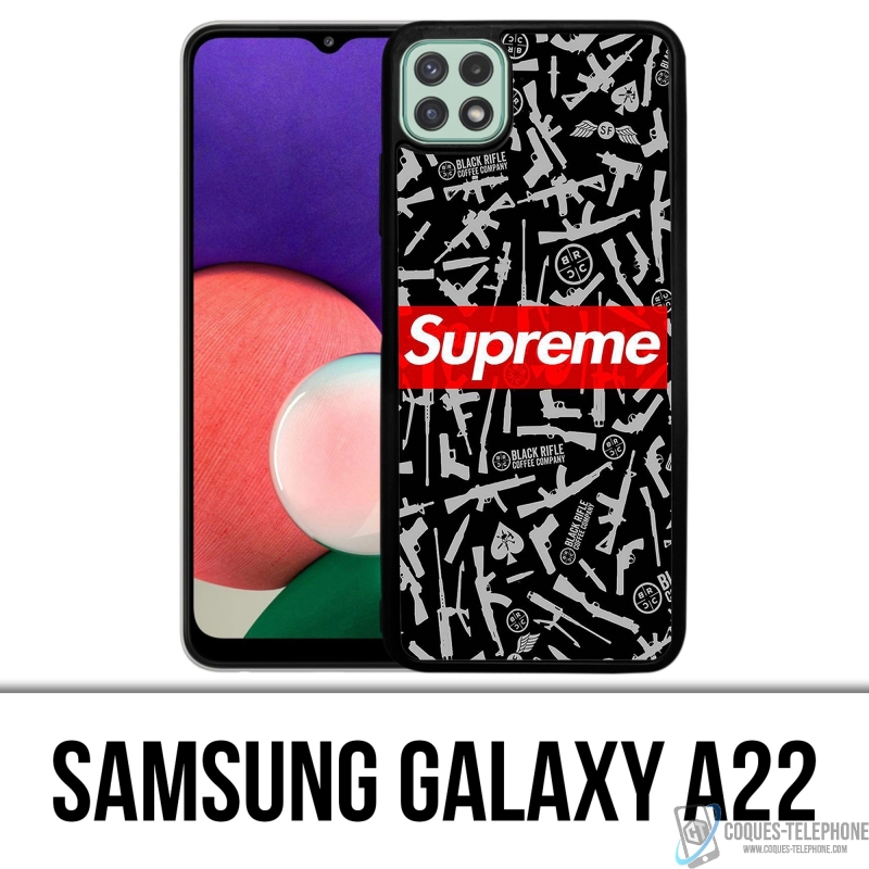 Custodia Samsung Galaxy A22 - Fucile nero supremo