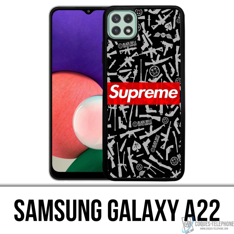 Funda Samsung Galaxy A22 - Rifle negro supremo