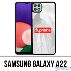 Coque Samsung Galaxy A22 - Supreme Montagne Blanche