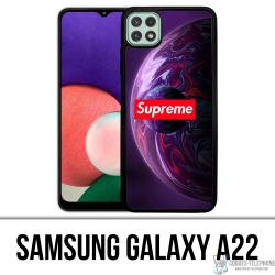 Samsung Galaxy A22 Case - Supreme Planet Lila