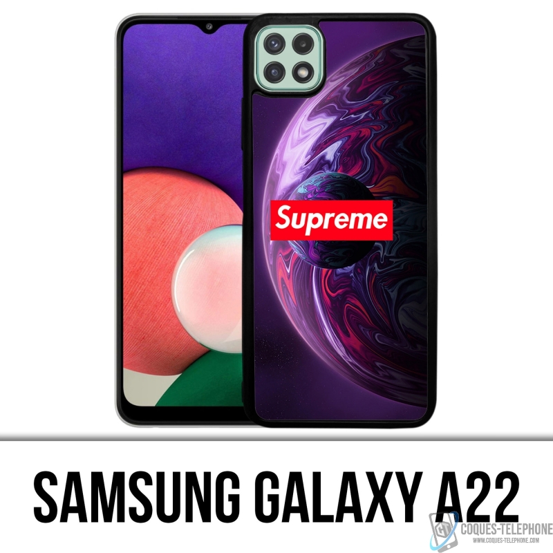 Coque Samsung Galaxy A22 - Supreme Planete Violet