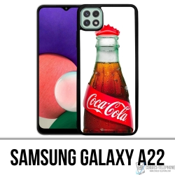 Custodia per Samsung Galaxy A22 - Bottiglia di Coca Cola