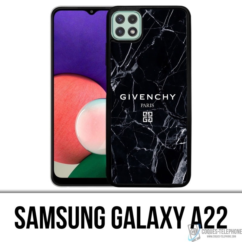 Samsung Galaxy A22 Case - Givenchy Black Marble