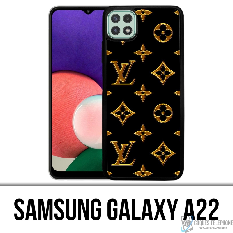 Coque Samsung Galaxy A22 - Louis Vuitton Gold