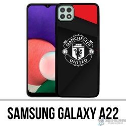 Cover Samsung Galaxy A22 - Logo moderno Manchester United