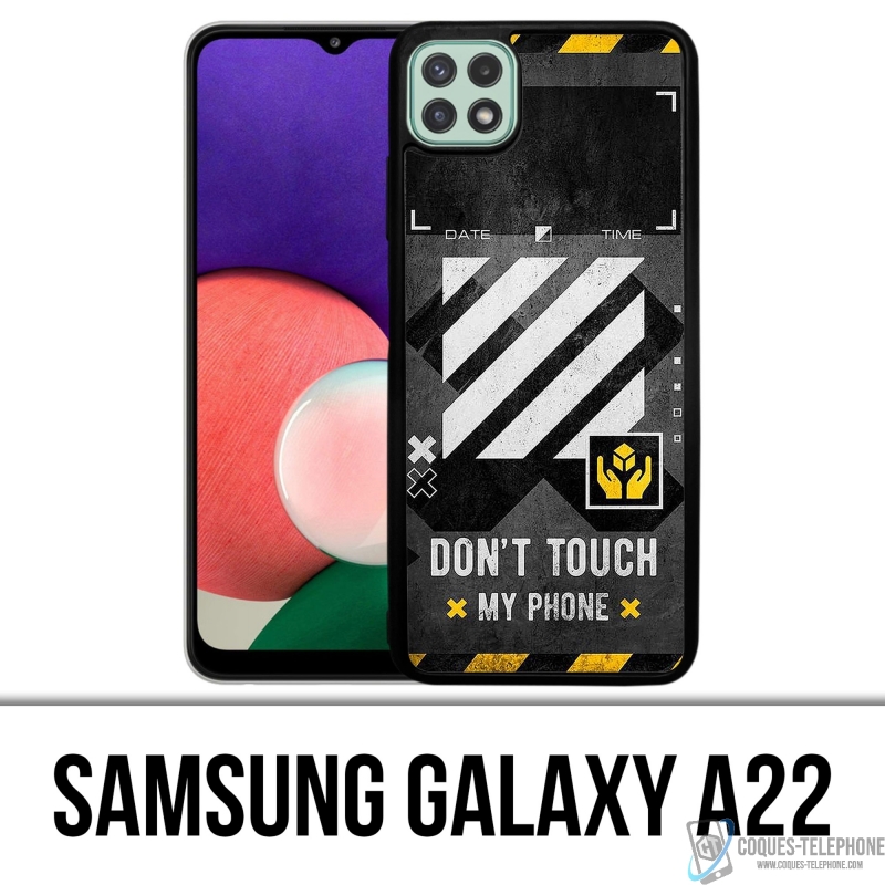 Custodia per Samsung Galaxy A22 - Bianco sporco con Touch Phone incluso