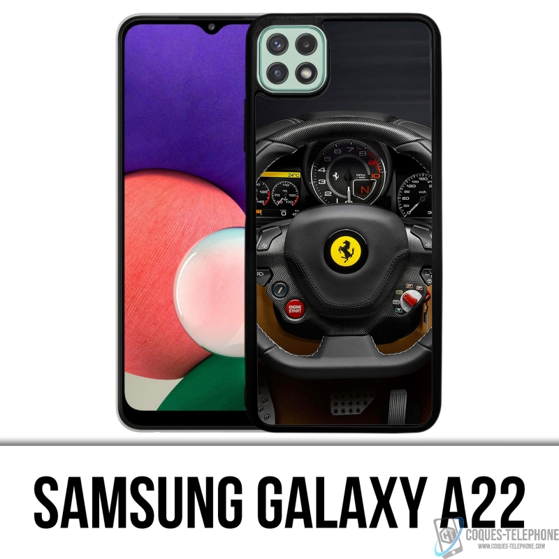 Coque Samsung Galaxy A22 - Volant Ferrari