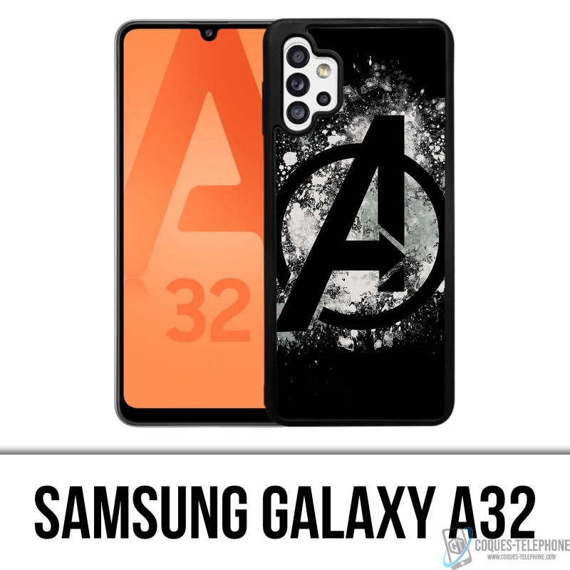 Coque Samsung Galaxy A32 - Avengers Logo Splash