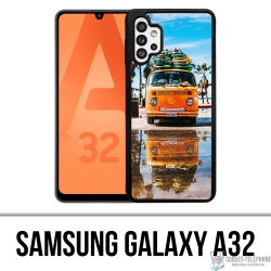 Coque Samsung Galaxy A32 - Combi VW Plage Surf
