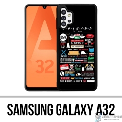 Coque Samsung Galaxy A32 - Friends Logo