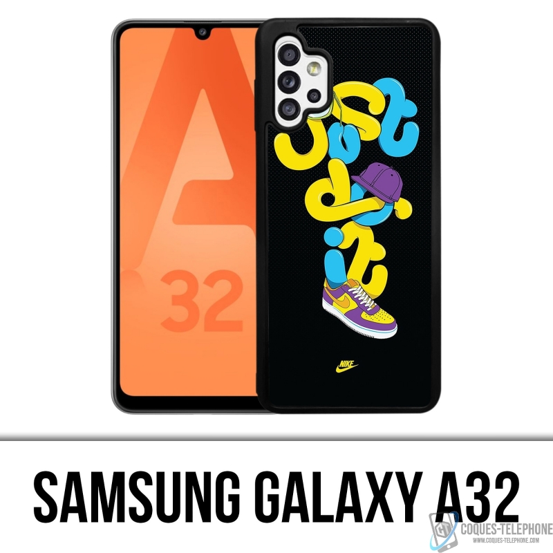 Custodia per Samsung Galaxy A32 - Nike Just Do It Worm