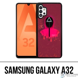 Coque Samsung Galaxy A32 - Squid Game Soldat Splash