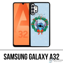 Funda Samsung Galaxy A32 - Stitch Merry Christmas