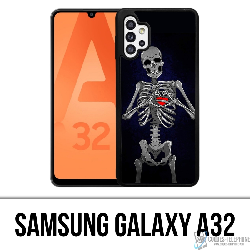 Samsung Galaxy A32 Case - Skeleton Heart