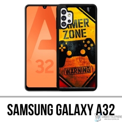 Coque Samsung Galaxy A32 - Gamer Zone Warning
