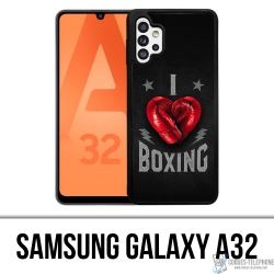 Samsung Galaxy A32 Case - Ich liebe Boxen