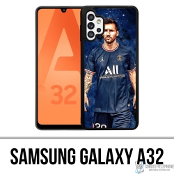 Samsung Galaxy A32 case - Messi PSG Paris Splash