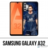 Coque Samsung Galaxy A32 - Messi PSG Paris Splash