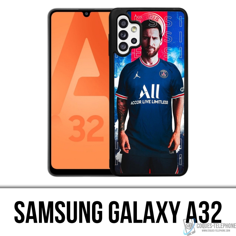 Coque Samsung Galaxy A32 - Messi PSG