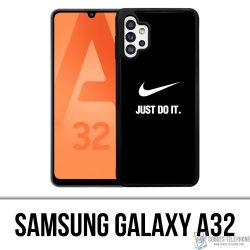 Samsung Galaxy A32 Case - Nike Just Do It Schwarz