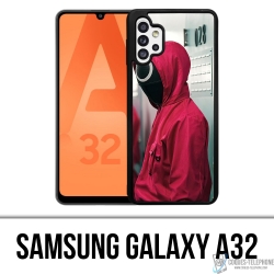 Coque Samsung Galaxy A32 - Squid Game Soldat Appel