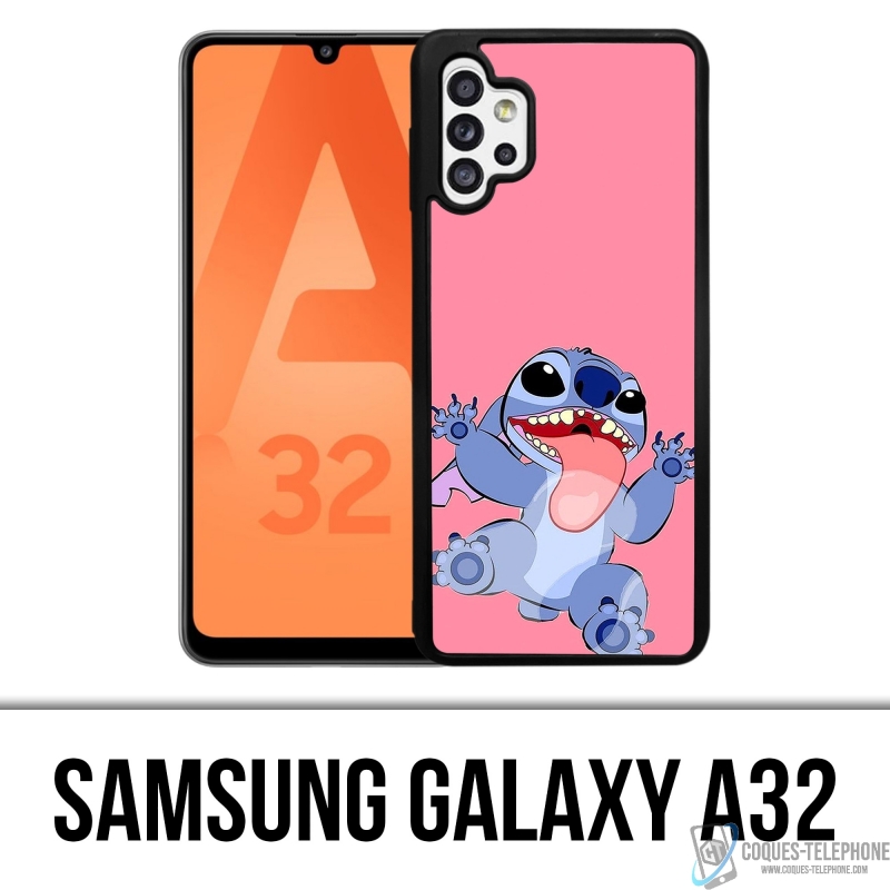 Coque Samsung Galaxy A32 - Stitch Langue