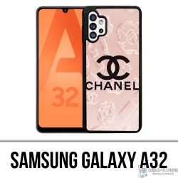 Samsung Galaxy A32 Case - Chanel Pink Background