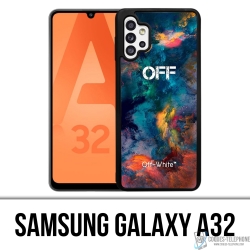 Custodia per Samsung Galaxy A32 - Nuvola di colore bianco sporco