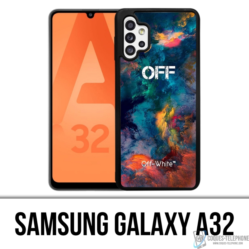 Samsung Galaxy A32 Case - Off White Color Cloud